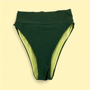 Aerie Green High Cut Cheeky Coquine Échancree